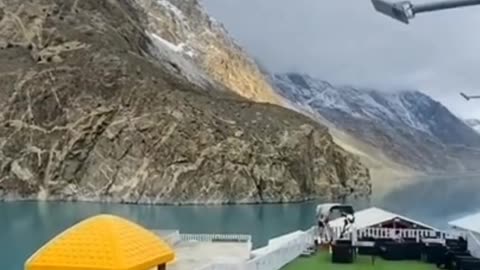 Winter Wonderland: Snow-Capped Peaks of Pakistan's Mountain Majesty.