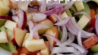 Tricolor tomato salad 💯 #salad #saladdressing