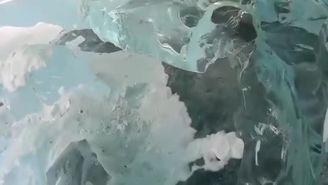 Way down - would you venture down this crazy small ice cave?😨🤦‍♂️