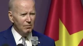 Biden confused in Vietnam before he was cut off mid-sentence during his speech by the White House