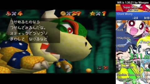 Super Mario 64 100% 120star Speedrun no reset #31