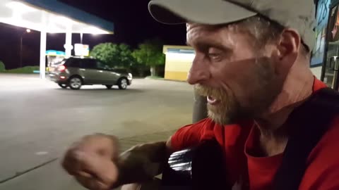 Homeless guy spits some truth.