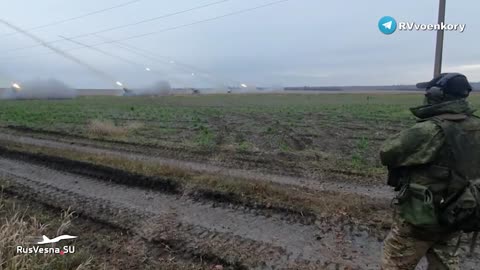 Russian counter offensive on the Svatovsko-Kremensky line.