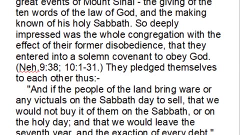History of the Sabbath and First Day of the Week, Part 6