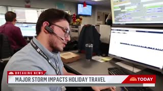 Severe Weather And Brutal Cold Cause Holiday Travel Chaos