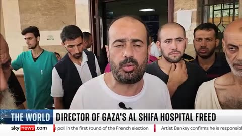 IDF releases dozens of Palestinians including director of al Shifa Hospital Sky News