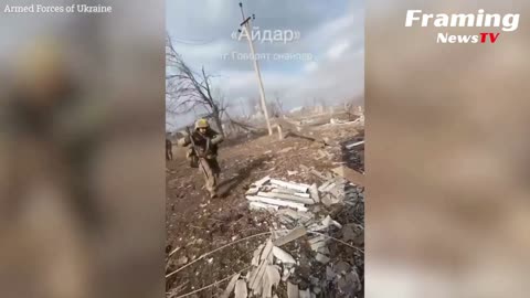 Momen Menegangkan Saat Tentara Ukraina Mengepung dan Meledakkan Tempat Pasukan Rusia