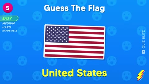 Guess the Country by the Flag Quiz 🌎🎯🤔 Easy, Medium, Hard, Impossible