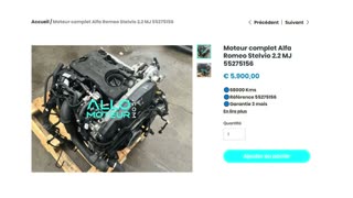 ALLOMOTEUR.COM - Moteur complet Alfa Romeo Stelvio 2.2 MJ 55275156