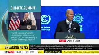 Joe Biden apologises over US withdrawal from Paris agreement