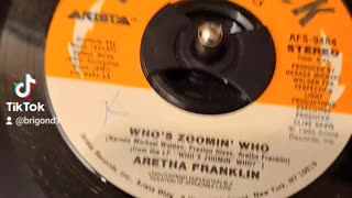 Old 45s vinyl records collections Aretha Franklin