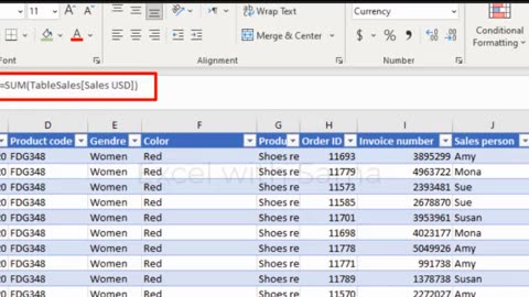 Excel Table