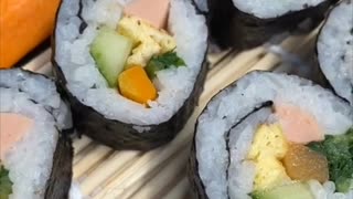 How to cook kimbap simple | Amazing short cooking video | Recipe and food hacks