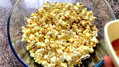 Butter Masala Pop Corn Recipe - How To Make Masala Pop Corn