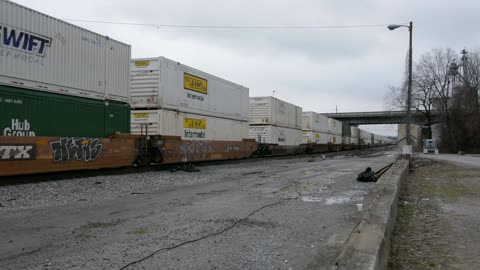 NS Trains 28C and 167 at Danville KY