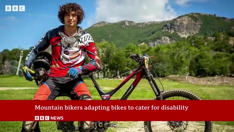 How mountain bikers are adapting bikes to cater for disability | BBC News