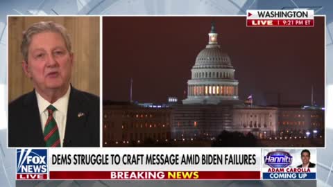 Sen. John Kennedy slams Biden for ignoring the actual causes of skyrocketing inflation