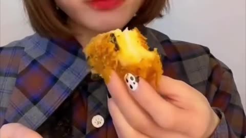 ASMR MUKBANG BIG BITES EATING BALL 🏀 JAMBON CAKE 🍰 #44 Kwai Eating Shows