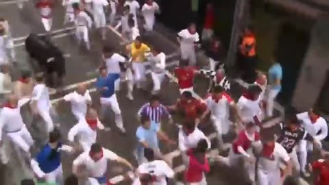 #Pamplona bull accidents Two gored as festival enters third day