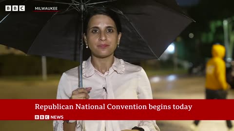 Donald Trump arrives for Republican National Convention days after assassination attempt