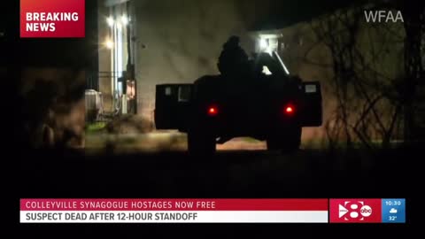Video Shows Moment Two Hostages Escape Before SWAT Teams Storm Inside Synagogue