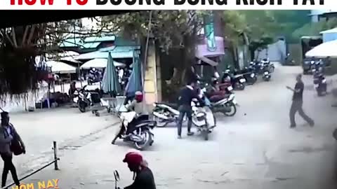 Vietnamese women riding motorcycles is really funny.