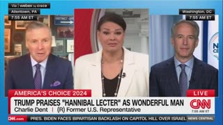 Charilie Dent Trashes Trump on CNN For 'Praising Hannibal Lecter'