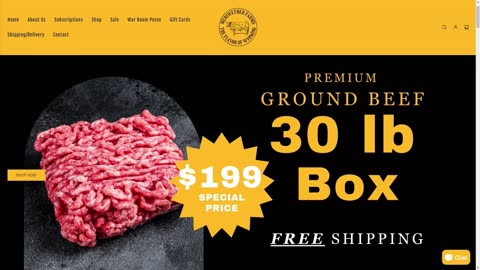 Meriwether Farms Running Special Price On 30lb Burger Box