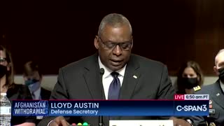 Lloyd Austin makes a mistake and then quickly corrects it...
