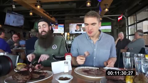 TORONTO'S BIGGEST STEAK CHALLENGE _ WITH BEARDMEATSFOOD _ Undefeated Food Challenge _ Man Vs Food