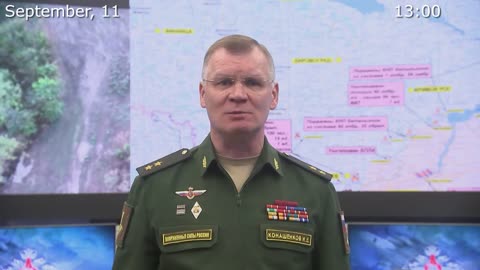 11.09.22⚡️ Russian Defence Ministry report on the progress in Ukraine