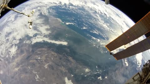 Action Cam Footage Spacewalk