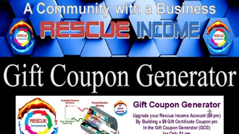 Rescue Income Gift Certificate System