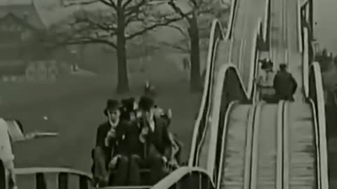 Switchback Railway Is An 1898 British Short Black-And-White-Silent Actuality Film