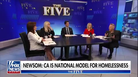 ‘The Five’_ Newsom boasts about California’s failed homeless policies Gutfeld Fox News