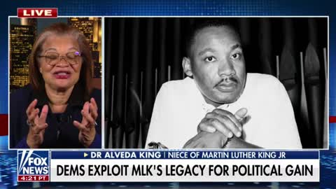 Alveda King, Martin Luther King Jr.'s niece, talks about how Democrats are causing fear and division