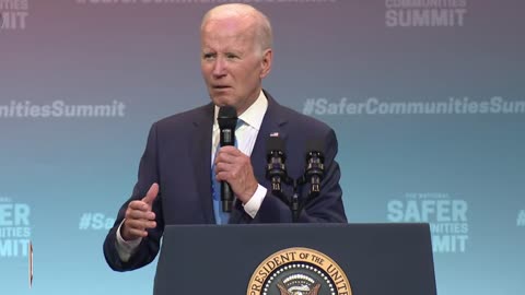 LIVE: President Biden Speaks at Gun Control Summit...