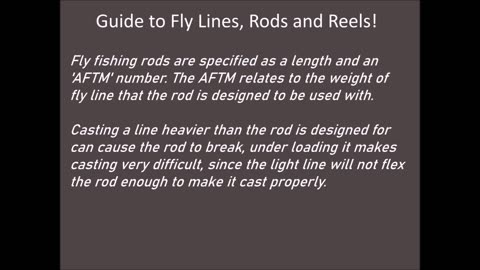 Guide to Fly Lines, Rods and Reels!