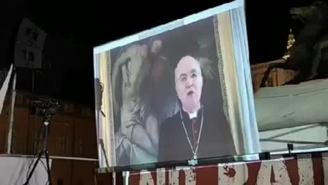 26/09/2021 - MESSAGGIO ALLE PIAZZE ITALIANE DI MONSIGNOR CARLO MARIA VIGANO'. 😇👍