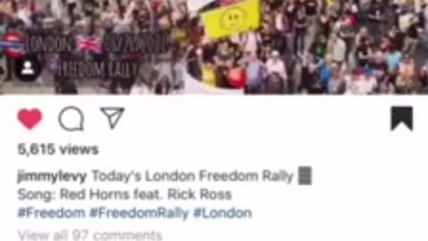 London freedom rally 2021
