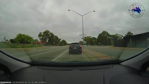 The only way to do it legally at traffic lights in Western Australia