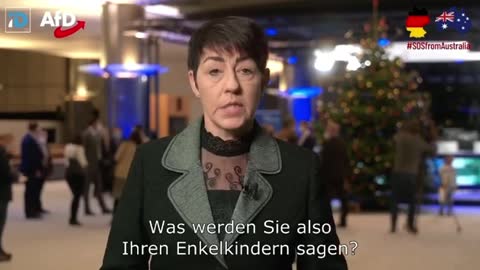 EU Parliament Member Christine Anderson in warning us. (Germans subs)