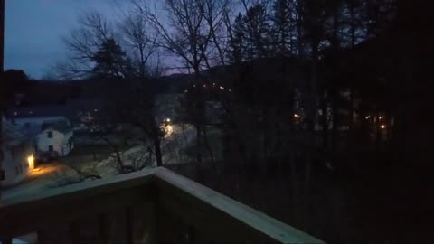 "Morning in Lyndon Corners, Vermont, @ 5:45am 10April2024 off My Back Porch"