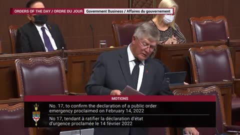 Donald Neil Plett Makes Historic Speech In Senate Over PM Trudeau's Emergencies Invocation