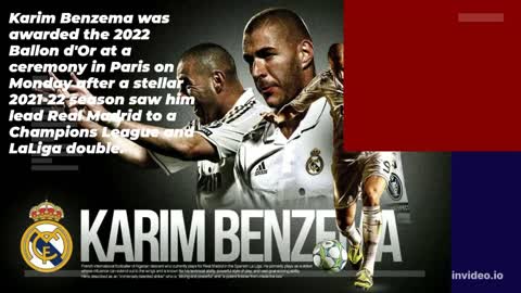 Real Madrid's Karim Benzema wins men's Ballon d'Or; Gavi best under-21 player