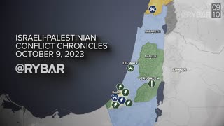 ❗️🇮🇱🇵🇸🎞 Highlights of Israeli-Palestinian conflict on October 9, 2023