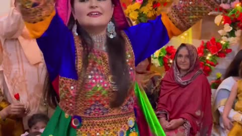 A beautiful culture dance performed by SHE. In hunza Gilgit baltistan