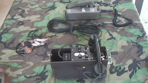 FIELD PHONE OPS: Swedish M37 Field Phone