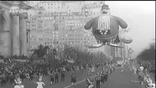 Primer desfile, posguerra, de fiestas de fin de año en Estados Unidos (1946)
