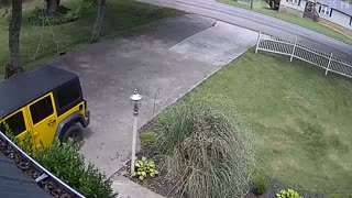 Intoxicated Driver Blows up in Front Yard